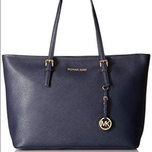 Michael Kors Jet Set laptop tote bag
